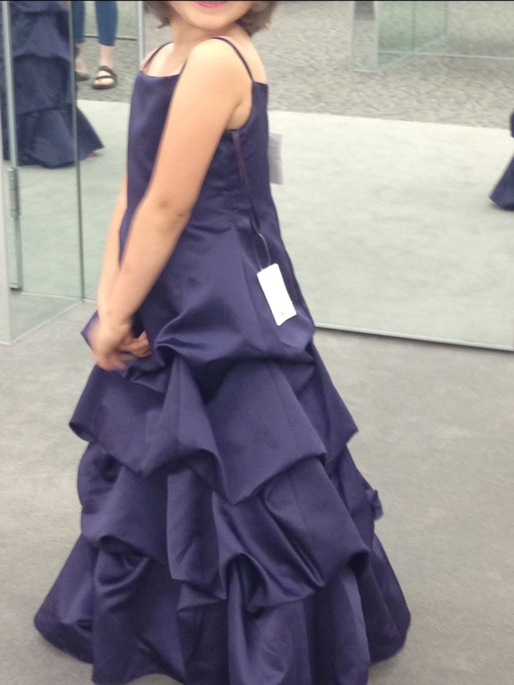 Davids Bridal deep Purple Lapis dress